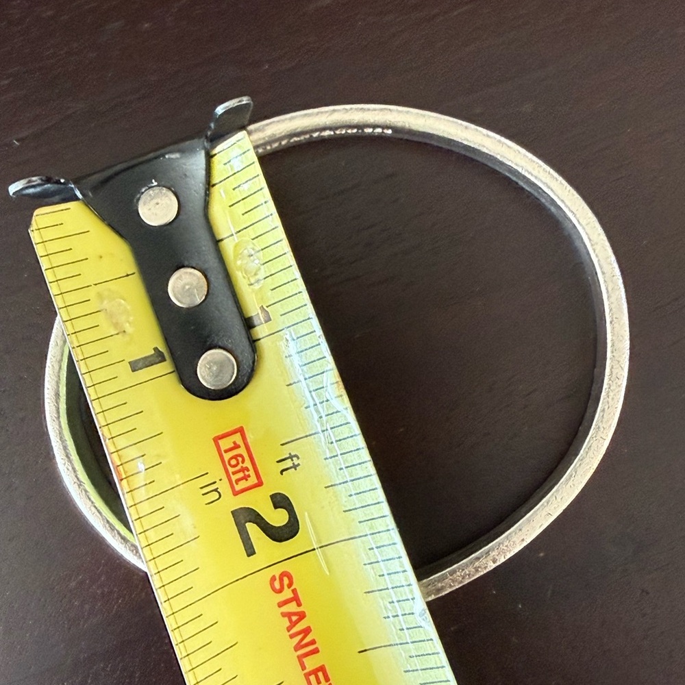 Tiffany & Co. Silver Double Bangle Bracelet - Picture 6 of 10